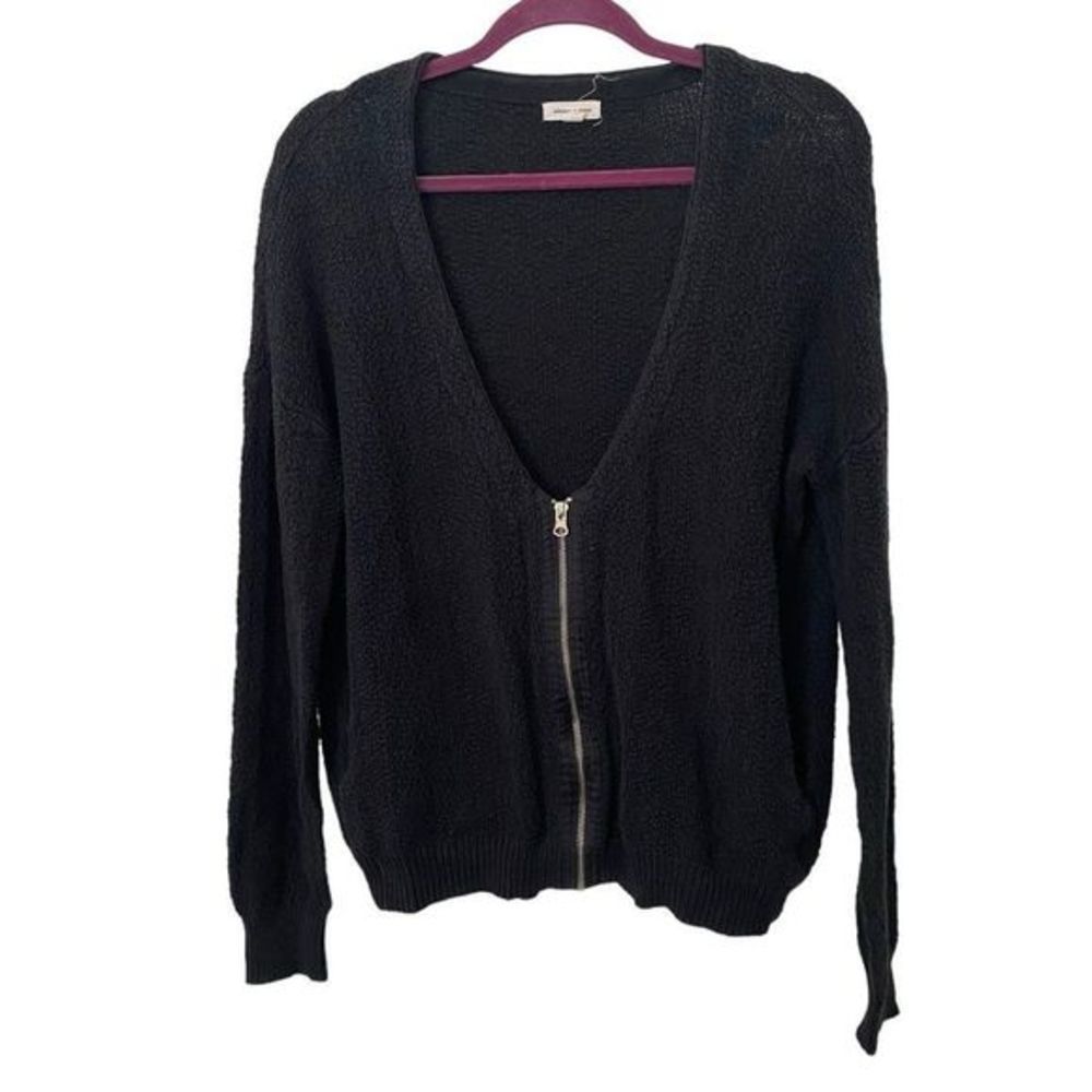Silence + Noise Black V-Neck Sweater